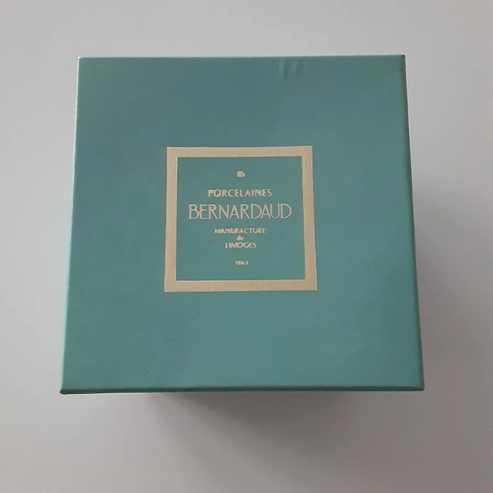 Bernardaud Bougie Porcelain Tumbler Candle - made in France  -NEW